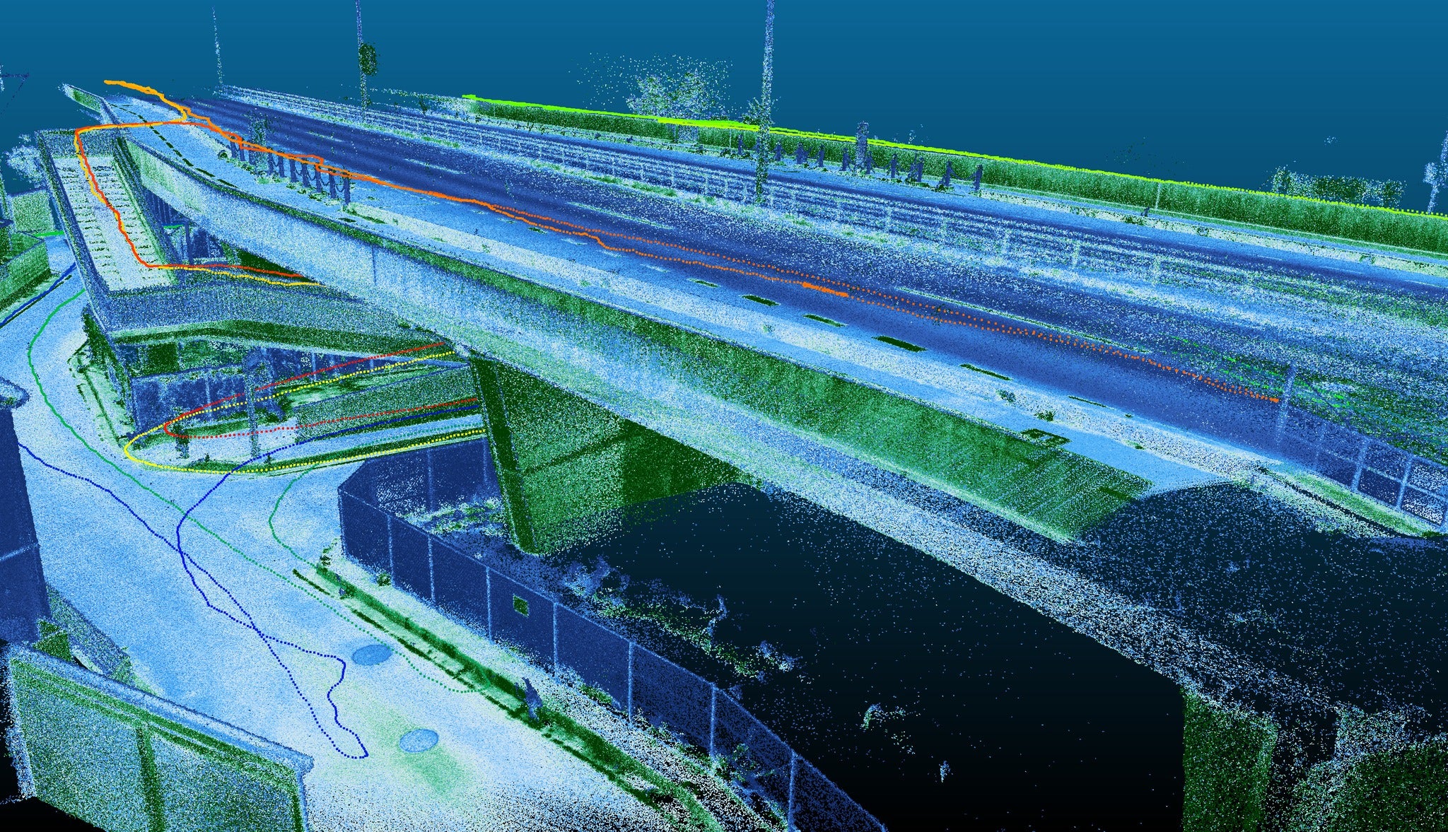 Road bridge.