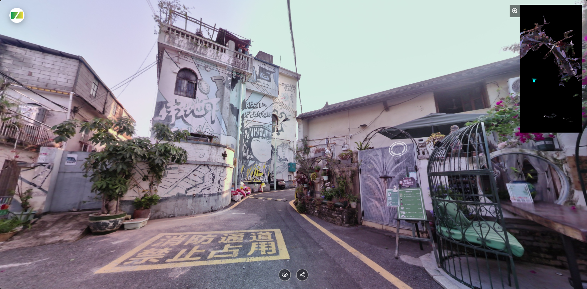 Graffiti village., Panorama