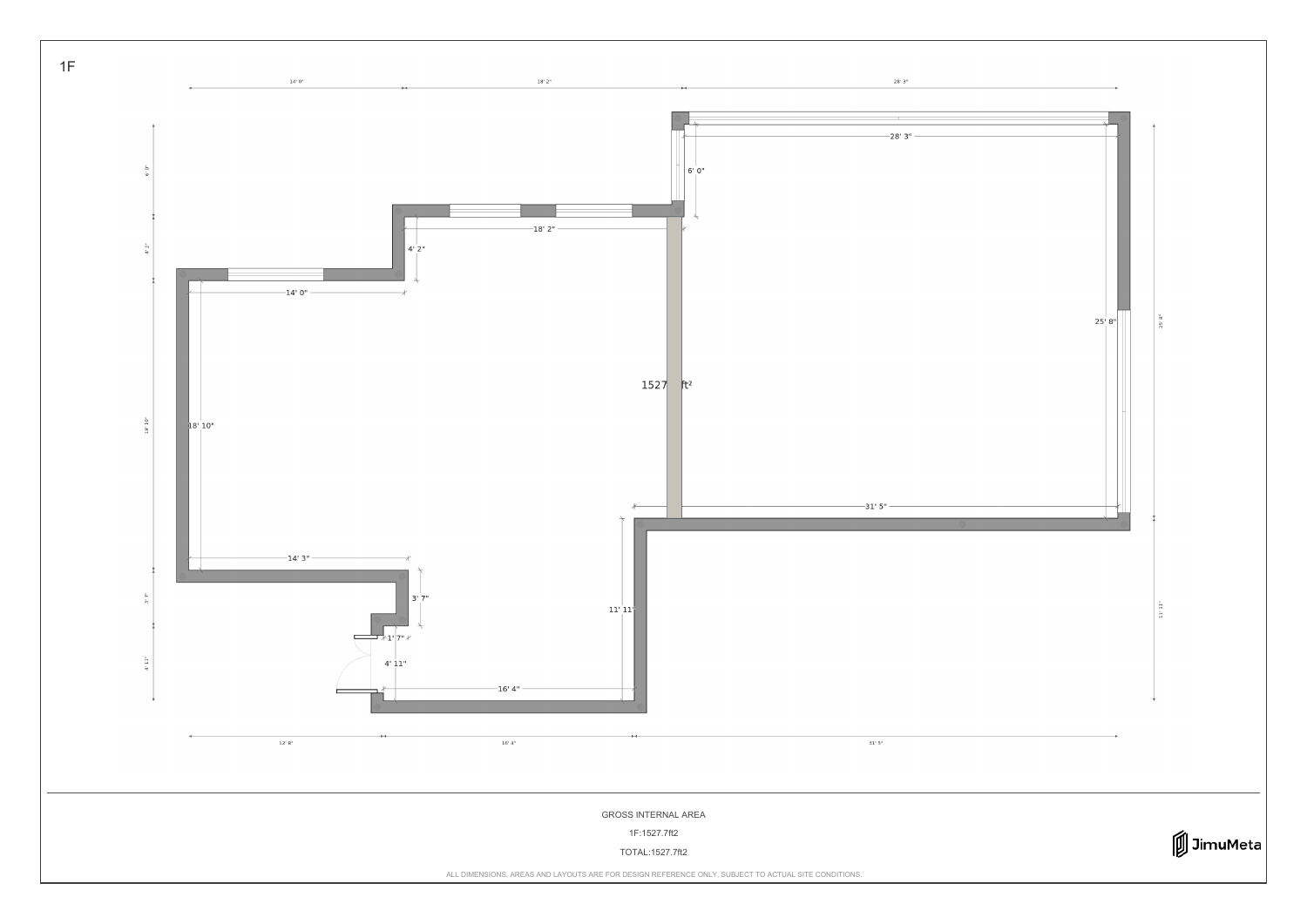 Floor plan of the same Owl indoor project